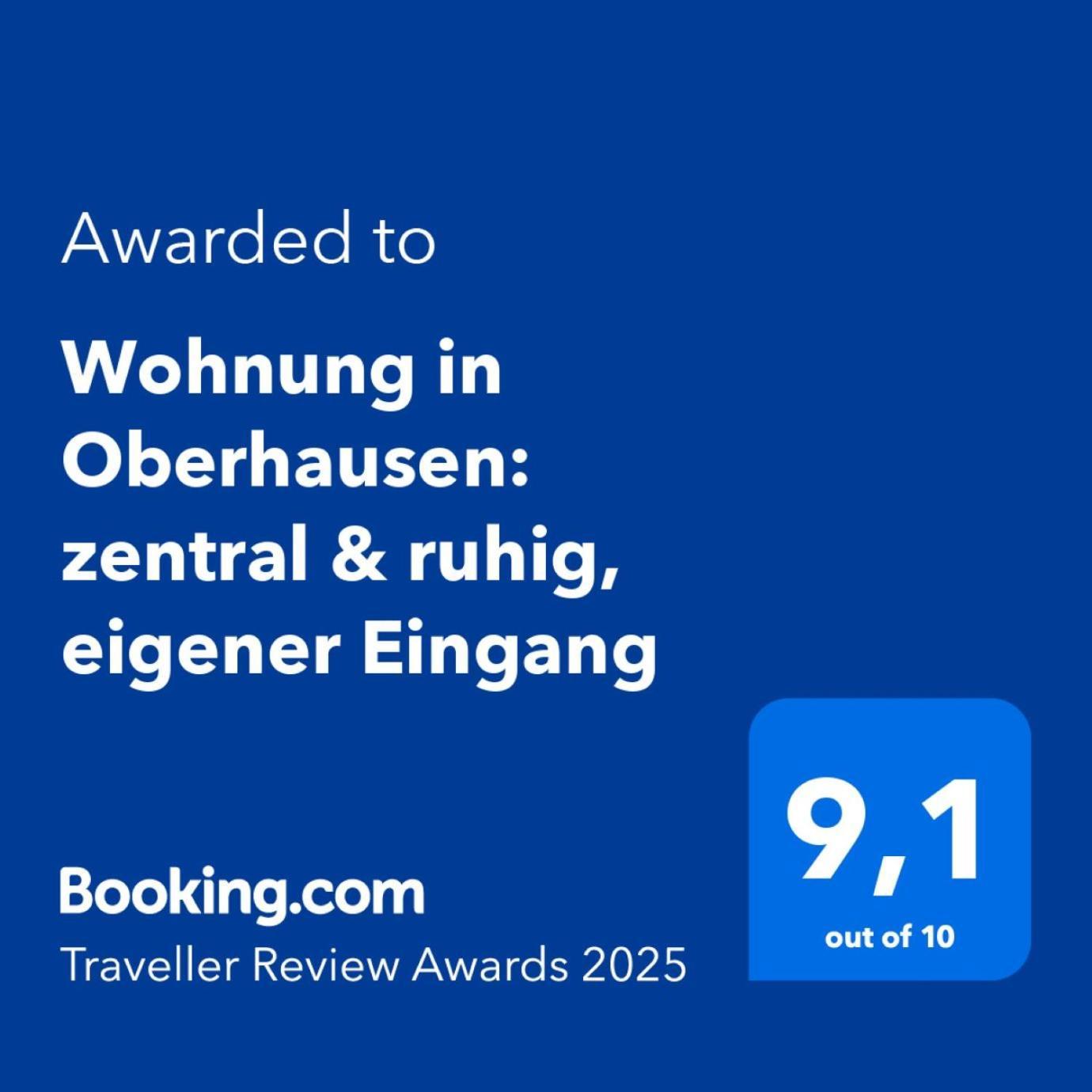 Wohnung In Oberhausen: Zentral & Ruhig, Eigener Eingang Оберхаузен Экстерьер фото